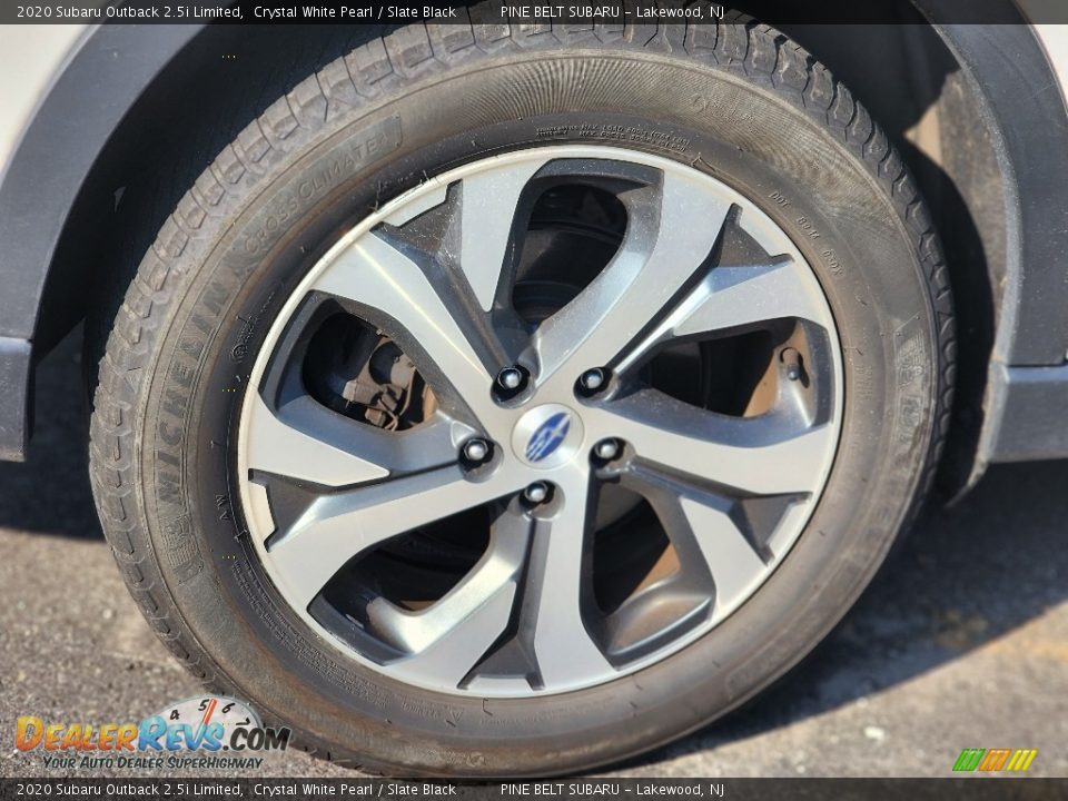 2020 Subaru Outback 2.5i Limited Crystal White Pearl / Slate Black Photo #6