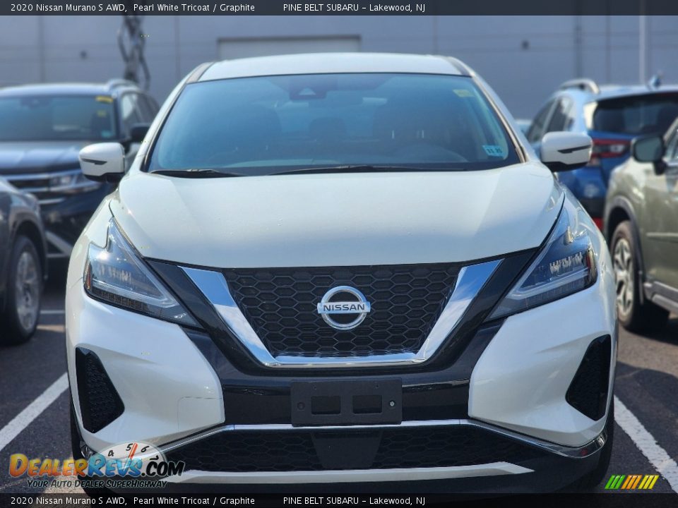 2020 Nissan Murano S AWD Pearl White Tricoat / Graphite Photo #2