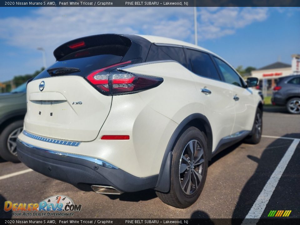 2020 Nissan Murano S AWD Pearl White Tricoat / Graphite Photo #3