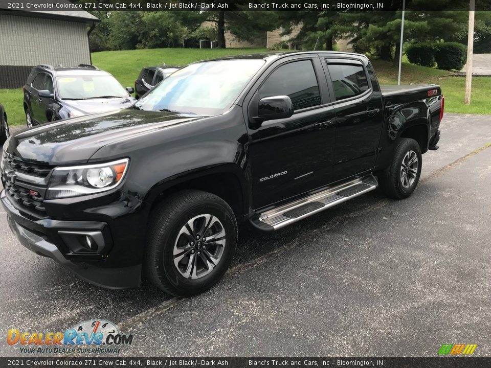 2021 Chevrolet Colorado Z71 Crew Cab 4x4 Black / Jet Black/­Dark Ash Photo #2