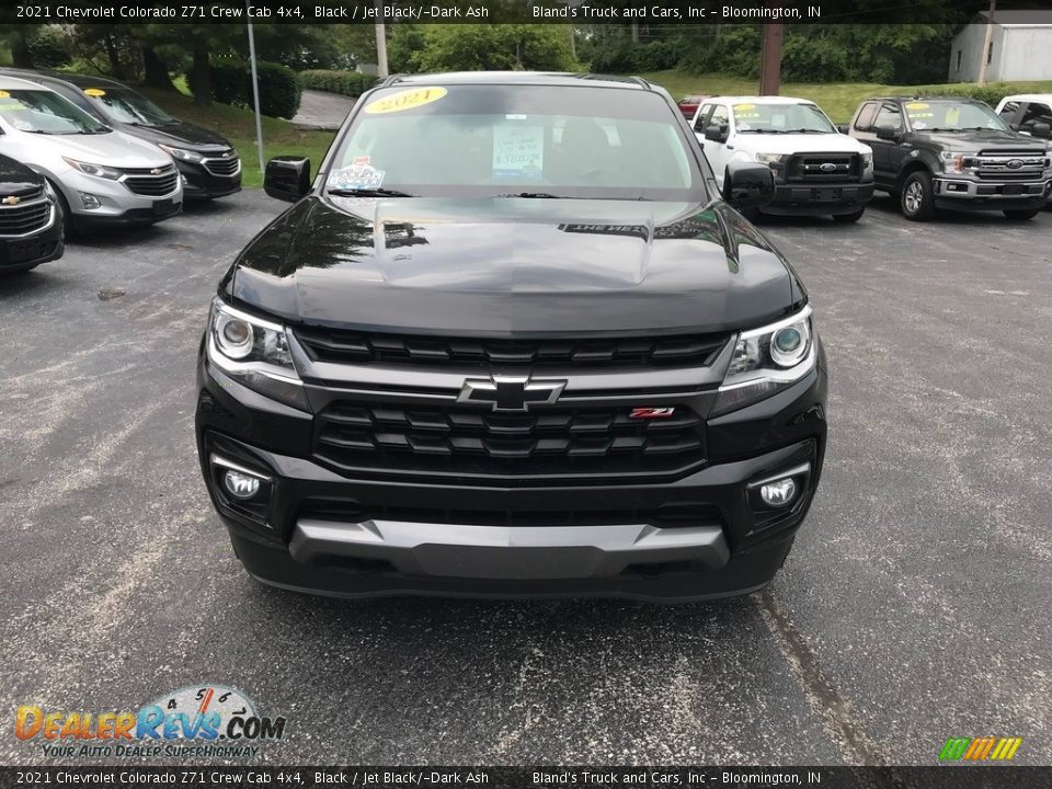 2021 Chevrolet Colorado Z71 Crew Cab 4x4 Black / Jet Black/­Dark Ash Photo #3