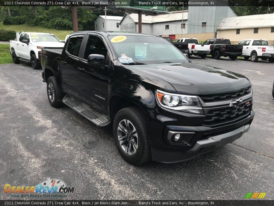 2021 Chevrolet Colorado Z71 Crew Cab 4x4 Black / Jet Black/­Dark Ash Photo #4