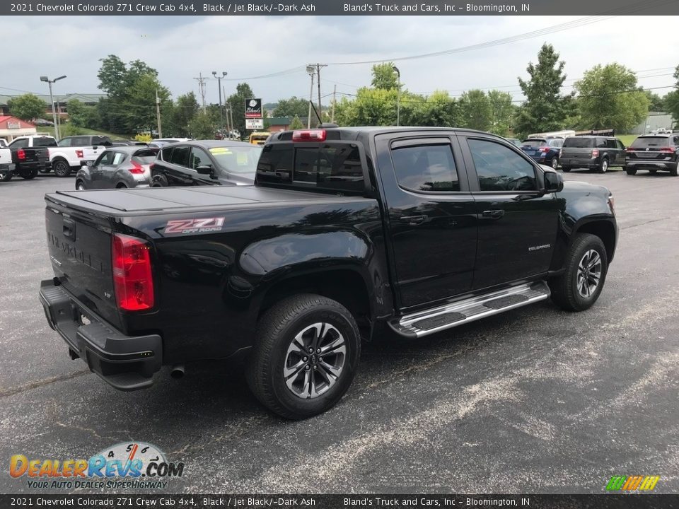 2021 Chevrolet Colorado Z71 Crew Cab 4x4 Black / Jet Black/­Dark Ash Photo #6