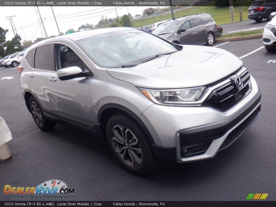 2020 Honda CR-V EX-L AWD Lunar Silver Metallic / Gray Photo #4