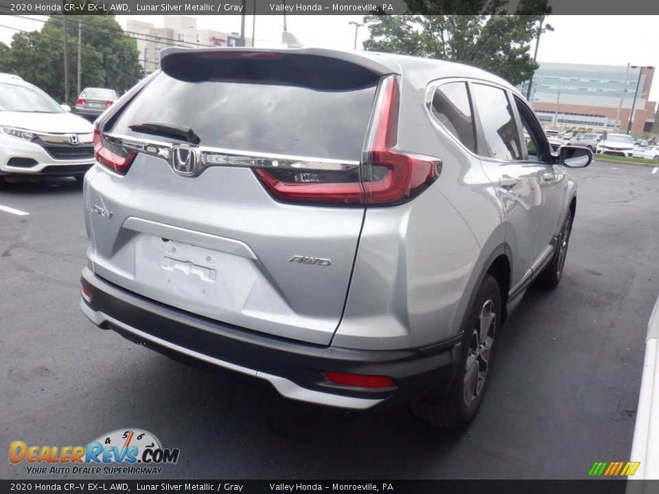 2020 Honda CR-V EX-L AWD Lunar Silver Metallic / Gray Photo #5