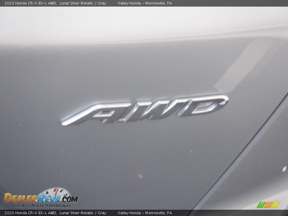 2020 Honda CR-V EX-L AWD Lunar Silver Metallic / Gray Photo #7