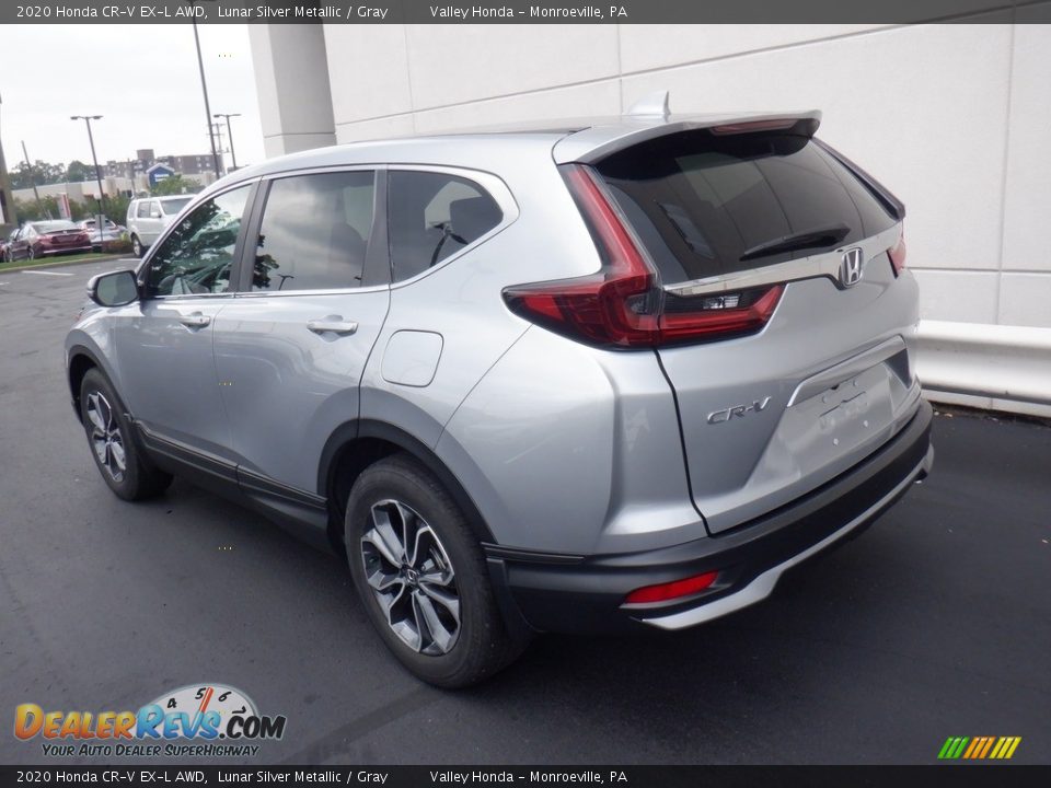 2020 Honda CR-V EX-L AWD Lunar Silver Metallic / Gray Photo #8