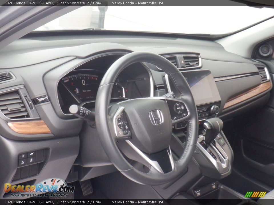 2020 Honda CR-V EX-L AWD Lunar Silver Metallic / Gray Photo #10