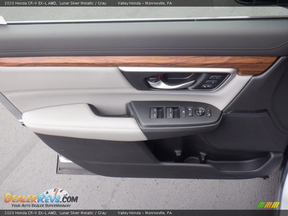 2020 Honda CR-V EX-L AWD Lunar Silver Metallic / Gray Photo #13