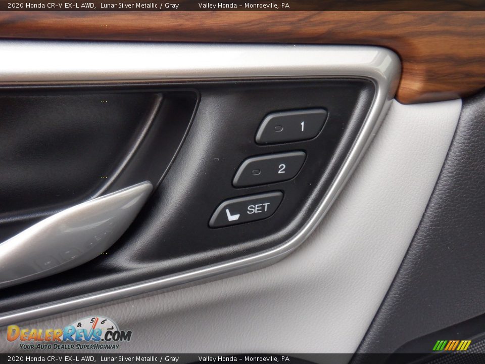 2020 Honda CR-V EX-L AWD Lunar Silver Metallic / Gray Photo #14