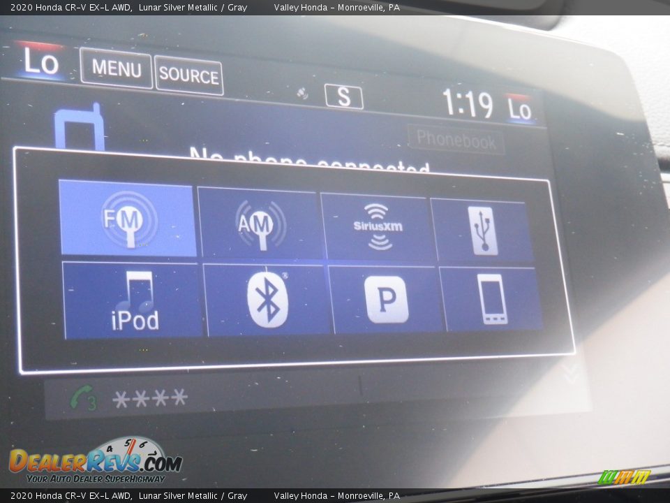 2020 Honda CR-V EX-L AWD Lunar Silver Metallic / Gray Photo #16