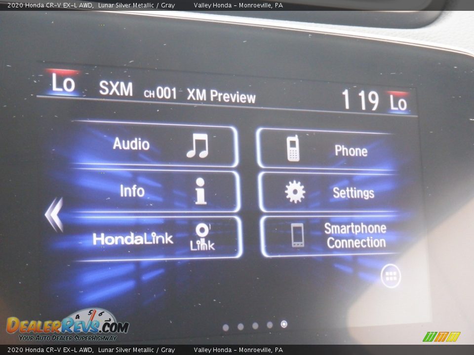 2020 Honda CR-V EX-L AWD Lunar Silver Metallic / Gray Photo #17