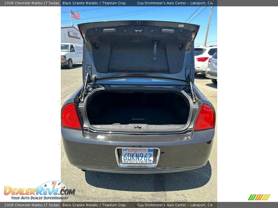 2008 Chevrolet Malibu LT Sedan Black Granite Metallic / Titanium Gray Photo #7