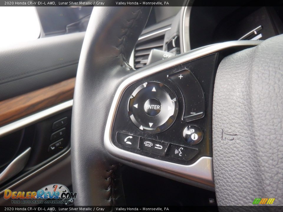 2020 Honda CR-V EX-L AWD Lunar Silver Metallic / Gray Photo #22