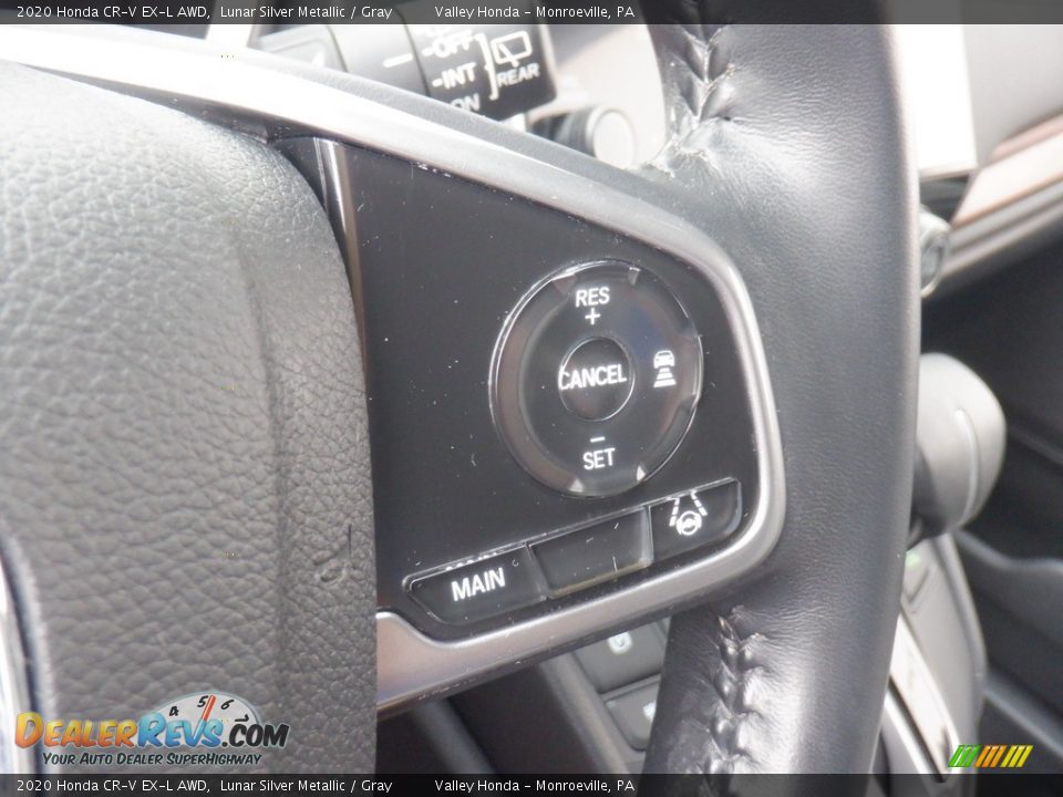 2020 Honda CR-V EX-L AWD Lunar Silver Metallic / Gray Photo #23