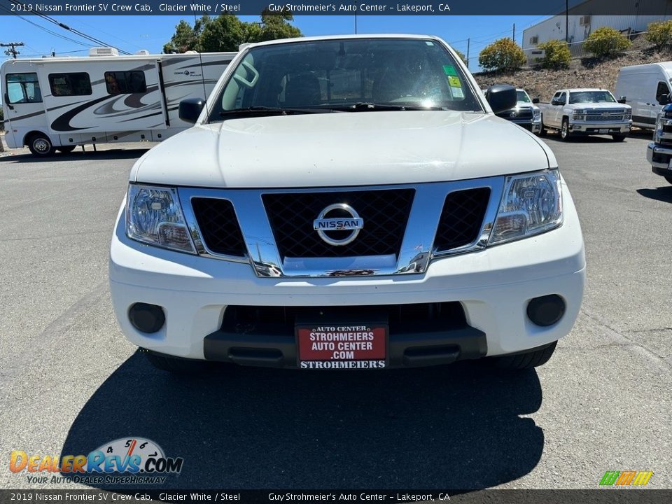 2019 Nissan Frontier SV Crew Cab Glacier White / Steel Photo #2