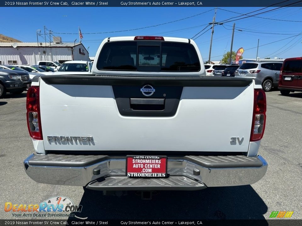 2019 Nissan Frontier SV Crew Cab Glacier White / Steel Photo #5