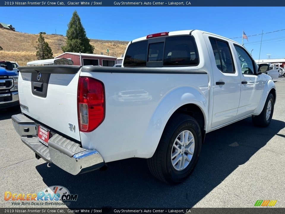 Glacier White 2019 Nissan Frontier SV Crew Cab Photo #6