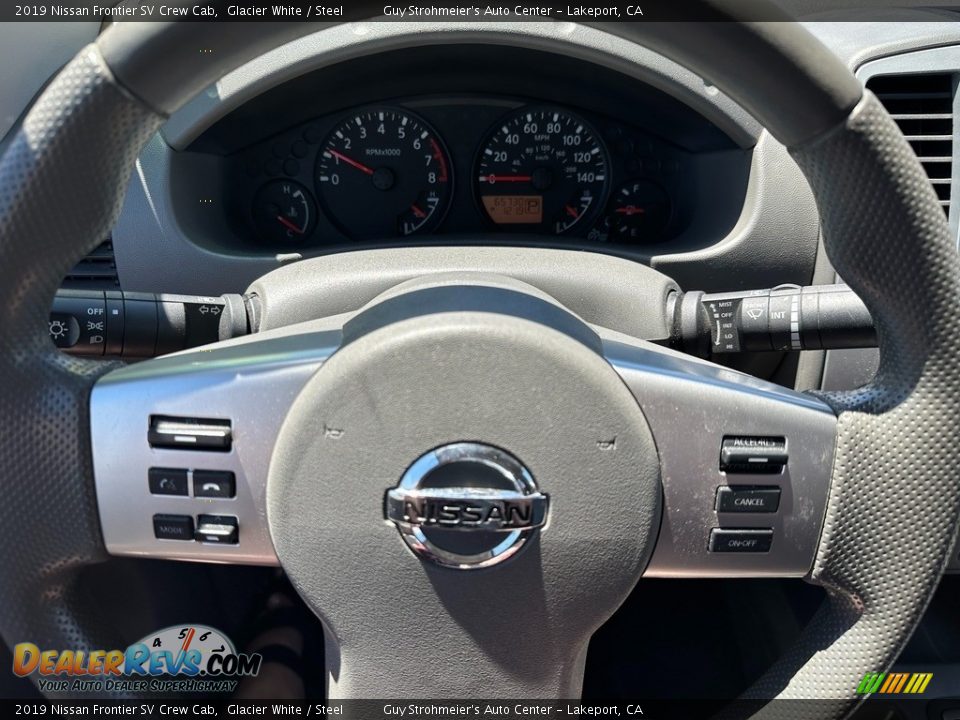 2019 Nissan Frontier SV Crew Cab Steering Wheel Photo #8