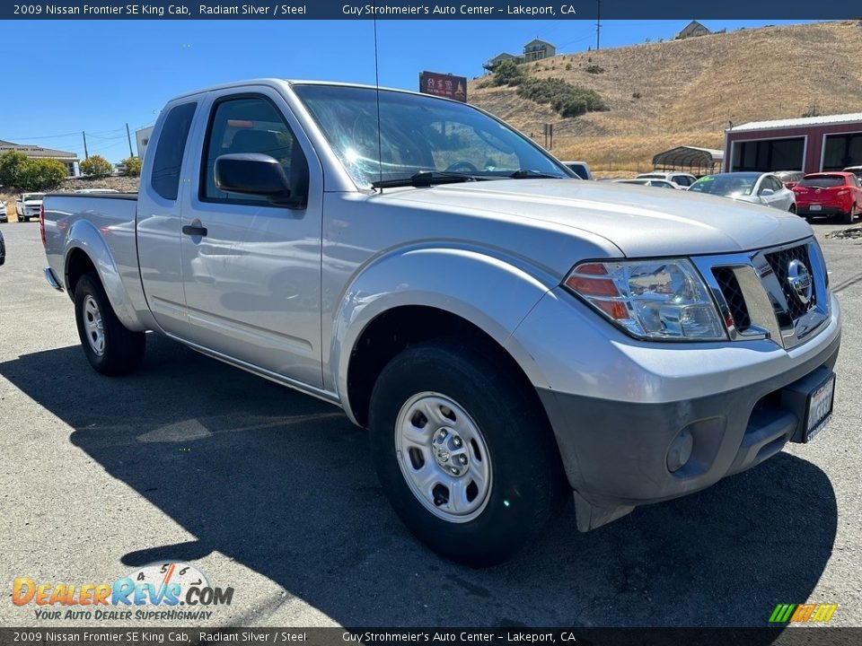 2009 Nissan Frontier SE King Cab Radiant Silver / Steel Photo #1