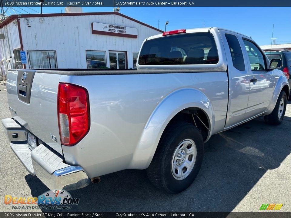 2009 Nissan Frontier SE King Cab Radiant Silver / Steel Photo #6