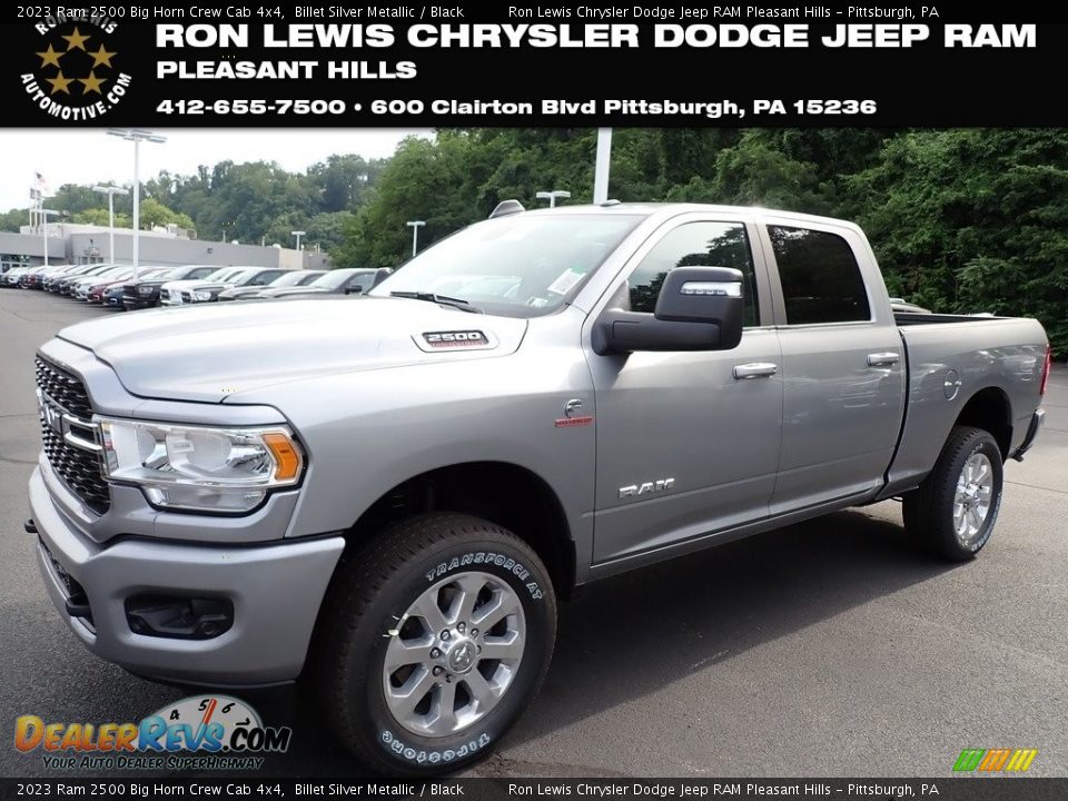 2023 Ram 2500 Big Horn Crew Cab 4x4 Billet Silver Metallic / Black Photo #1