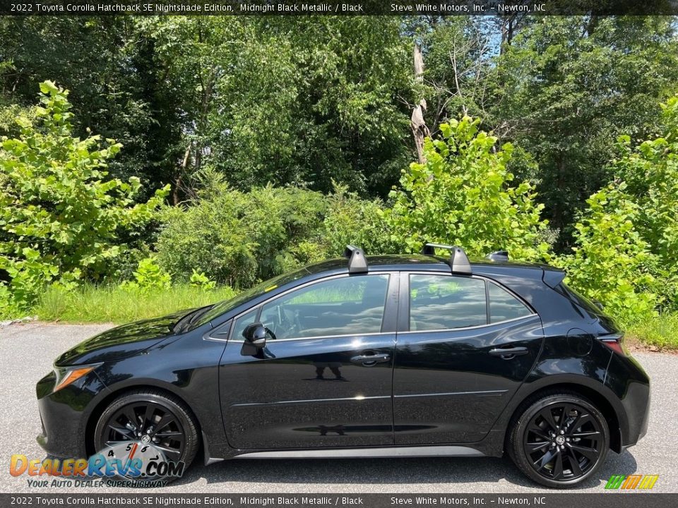 Midnight Black Metallic 2022 Toyota Corolla Hatchback SE Nightshade Edition Photo #1