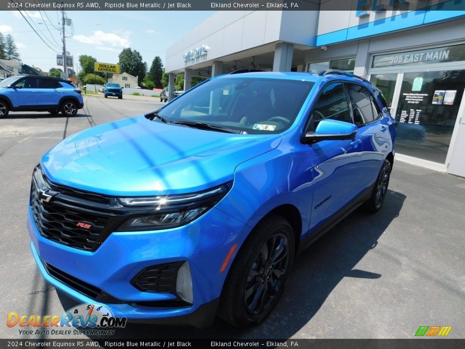 2024 Chevrolet Equinox RS AWD Riptide Blue Metallic / Jet Black Photo #2