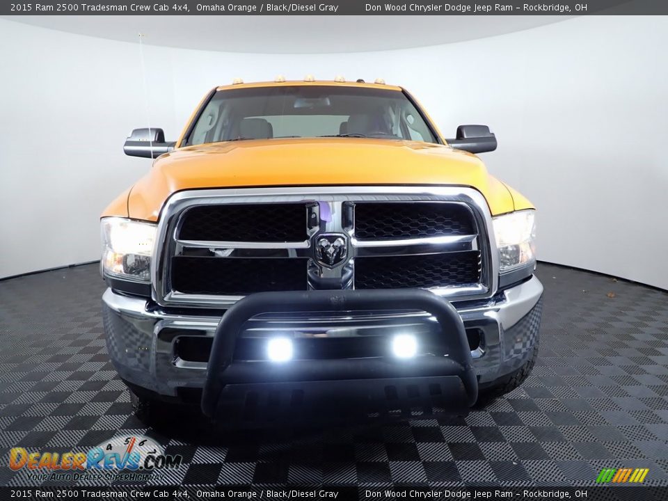 2015 Ram 2500 Tradesman Crew Cab 4x4 Omaha Orange / Black/Diesel Gray Photo #4