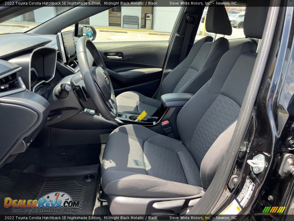 Front Seat of 2022 Toyota Corolla Hatchback SE Nightshade Edition Photo #10