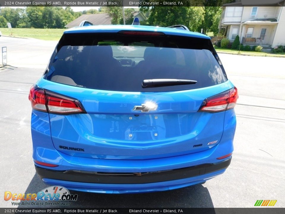 2024 Chevrolet Equinox RS AWD Riptide Blue Metallic / Jet Black Photo #9