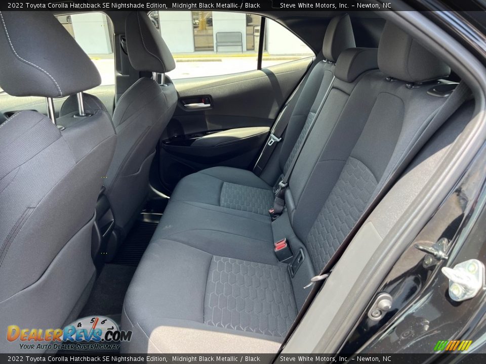 Rear Seat of 2022 Toyota Corolla Hatchback SE Nightshade Edition Photo #12