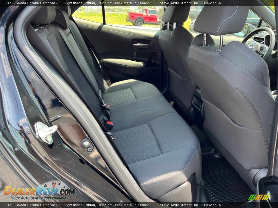 Rear Seat of 2022 Toyota Corolla Hatchback SE Nightshade Edition Photo #14
