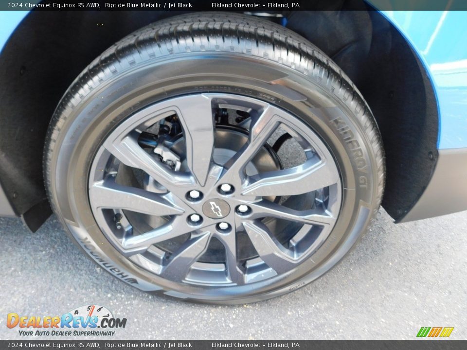 2024 Chevrolet Equinox RS AWD Riptide Blue Metallic / Jet Black Photo #12