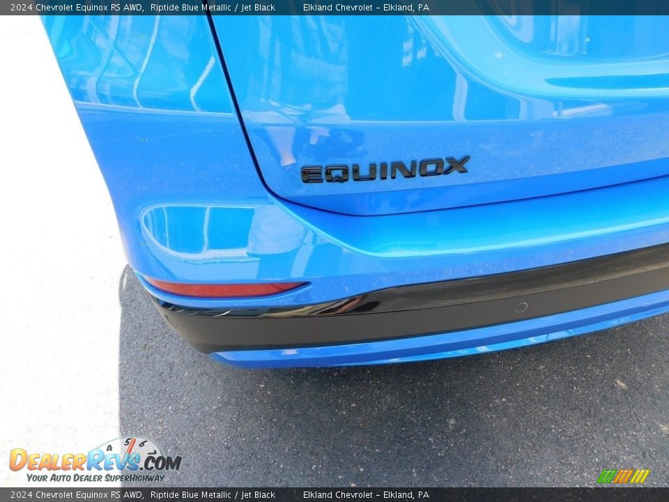 2024 Chevrolet Equinox RS AWD Riptide Blue Metallic / Jet Black Photo #13