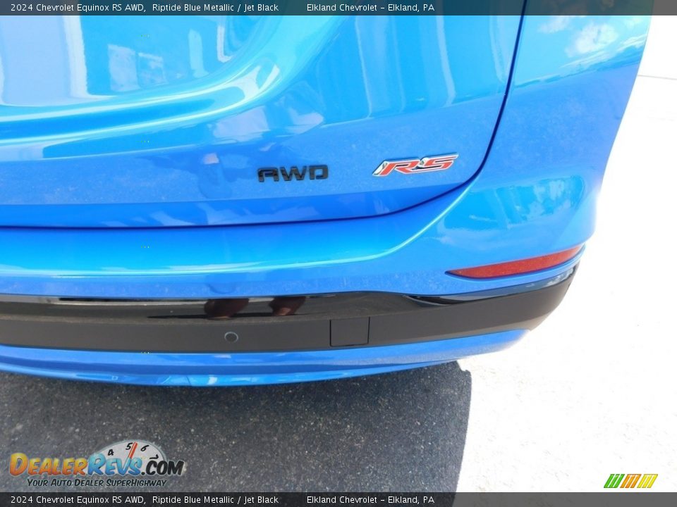 2024 Chevrolet Equinox RS AWD Riptide Blue Metallic / Jet Black Photo #14
