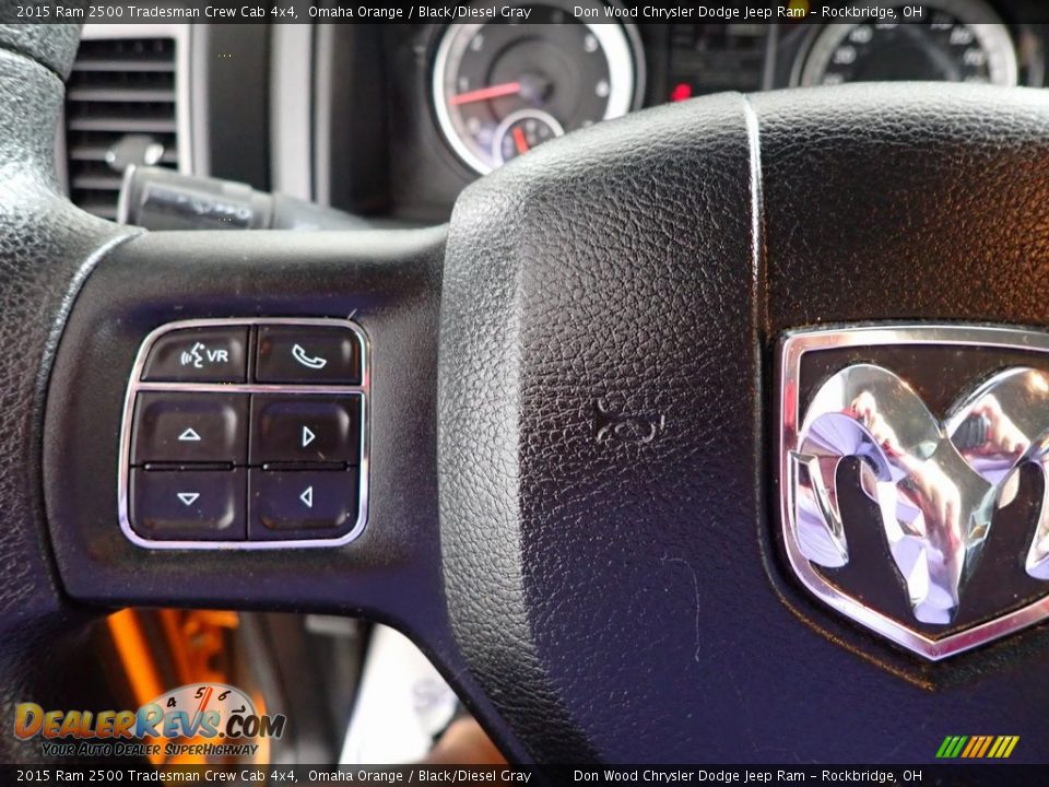 2015 Ram 2500 Tradesman Crew Cab 4x4 Steering Wheel Photo #14