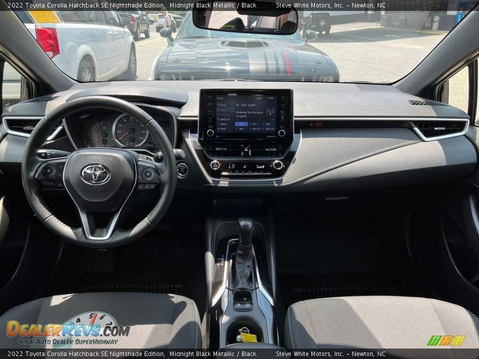 Dashboard of 2022 Toyota Corolla Hatchback SE Nightshade Edition Photo #16