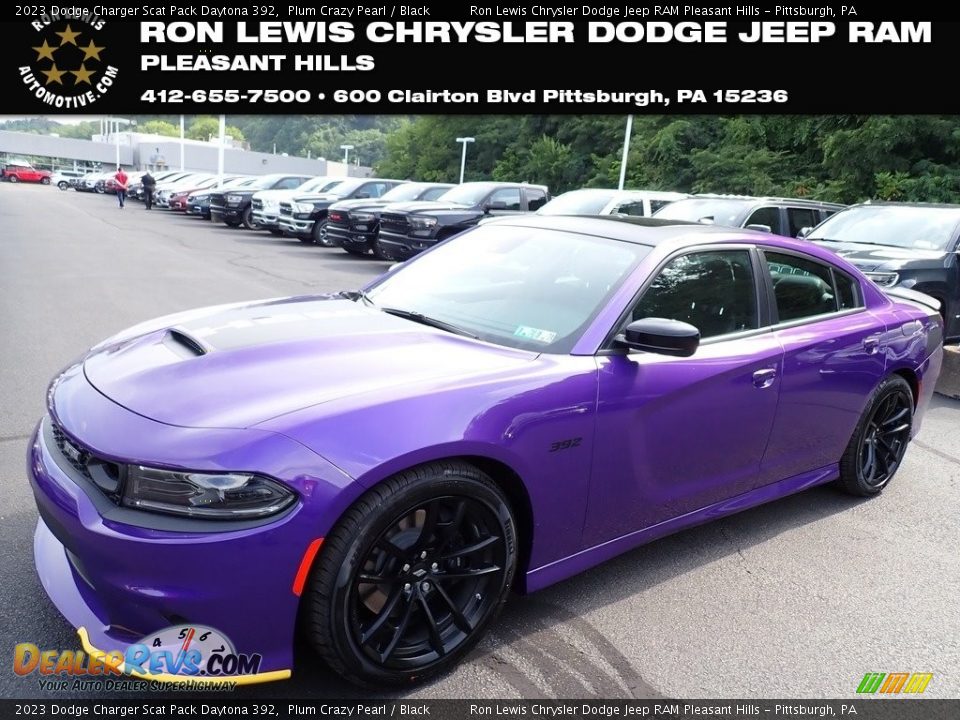 2023 Dodge Charger Scat Pack Daytona 392 Plum Crazy Pearl / Black Photo #1