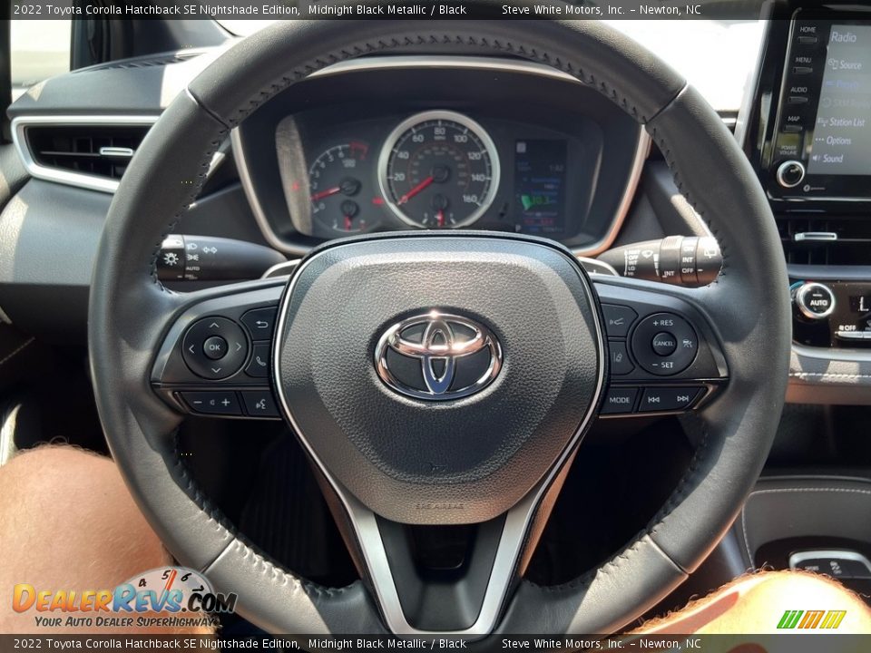2022 Toyota Corolla Hatchback SE Nightshade Edition Steering Wheel Photo #17
