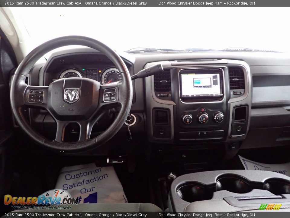 Dashboard of 2015 Ram 2500 Tradesman Crew Cab 4x4 Photo #22