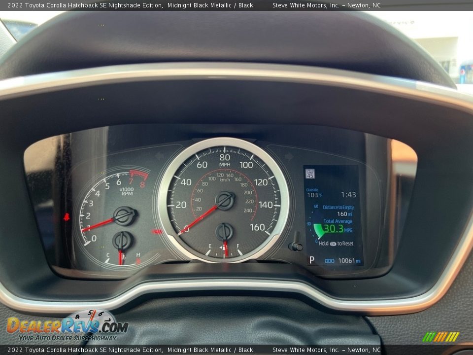 2022 Toyota Corolla Hatchback SE Nightshade Edition Gauges Photo #18