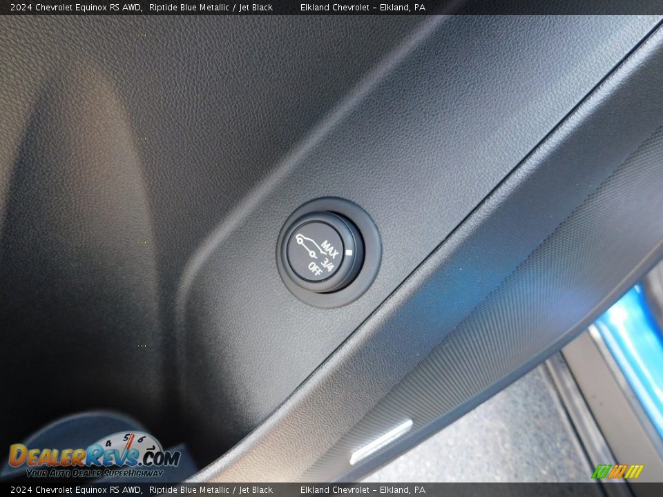 2024 Chevrolet Equinox RS AWD Riptide Blue Metallic / Jet Black Photo #18