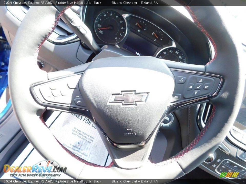 2024 Chevrolet Equinox RS AWD Riptide Blue Metallic / Jet Black Photo #24