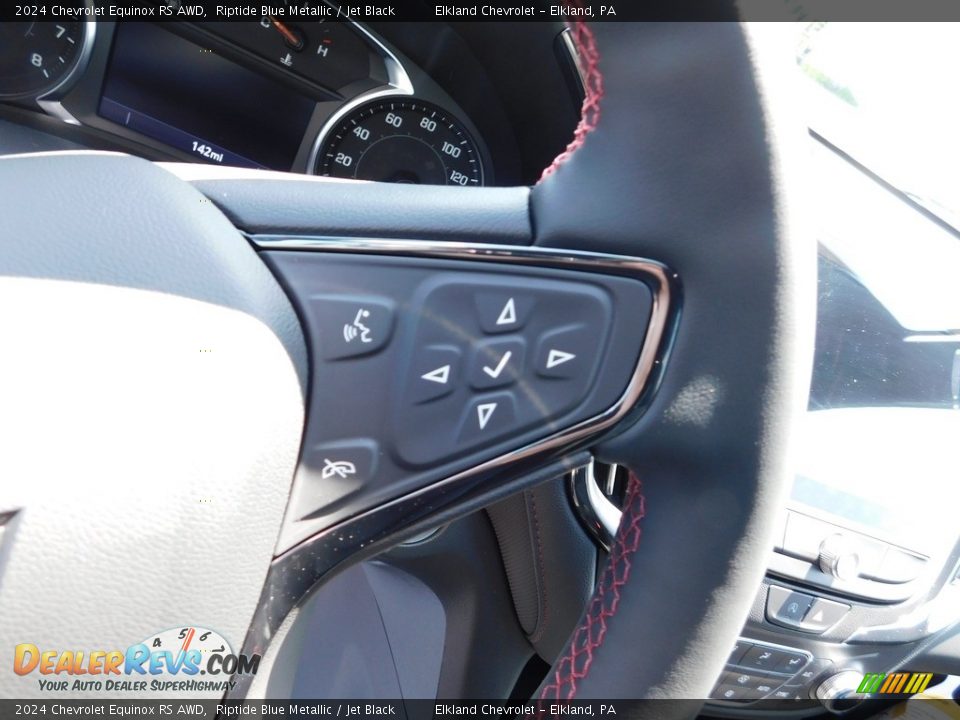2024 Chevrolet Equinox RS AWD Riptide Blue Metallic / Jet Black Photo #25