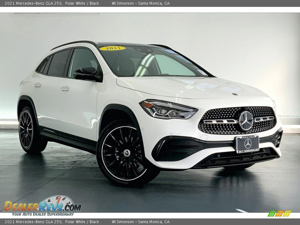 2021 Mercedes-Benz GLA 250 Polar White / Black Photo #34