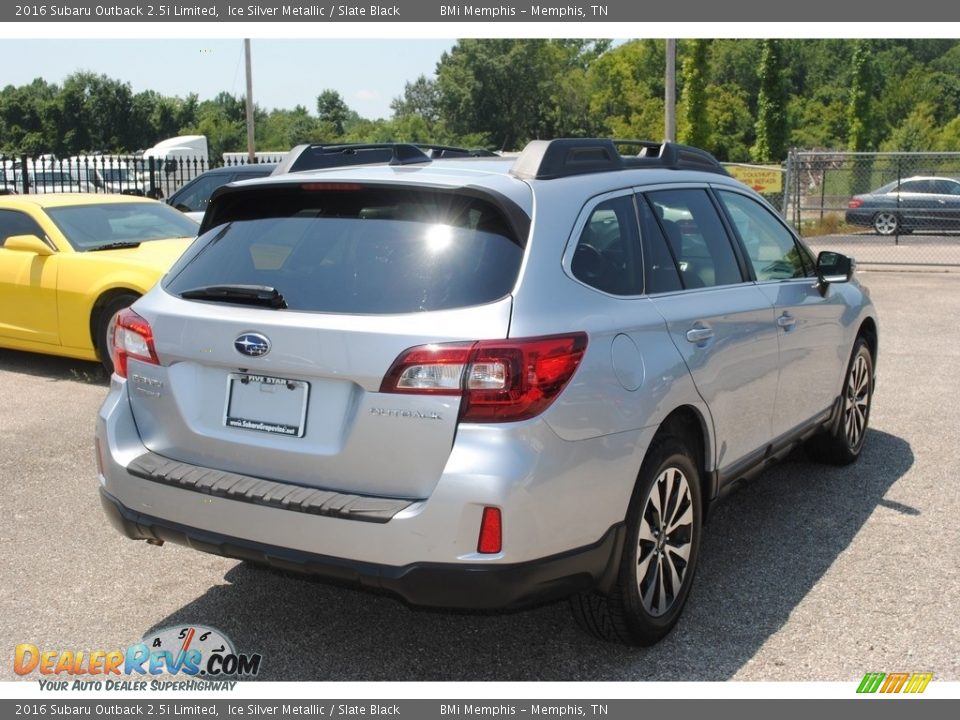 2016 Subaru Outback 2.5i Limited Ice Silver Metallic / Slate Black Photo #5