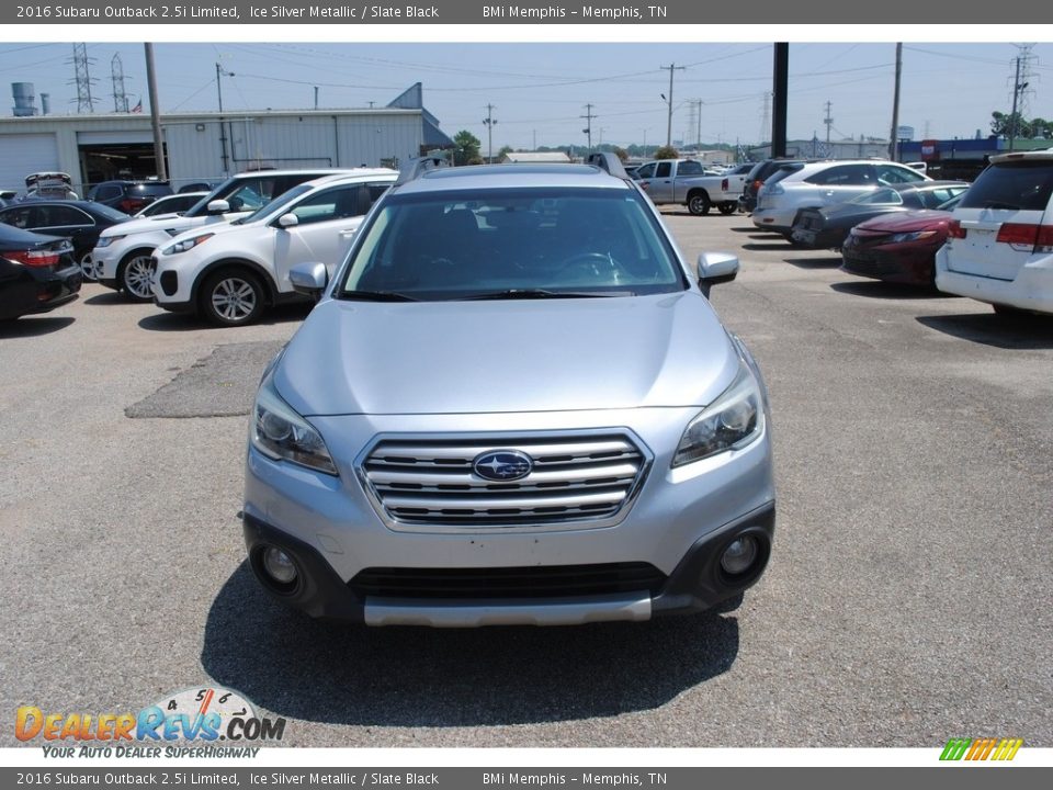 2016 Subaru Outback 2.5i Limited Ice Silver Metallic / Slate Black Photo #8