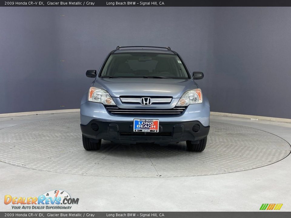 2009 Honda CR-V EX Glacier Blue Metallic / Gray Photo #2