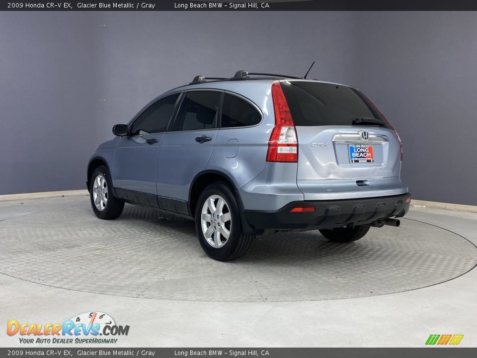 2009 Honda CR-V EX Glacier Blue Metallic / Gray Photo #3